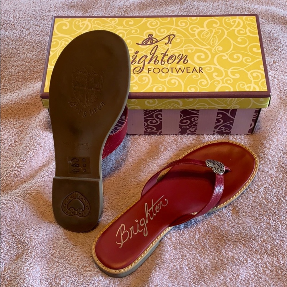 Brighton Buffalo Lipstick Sandals
